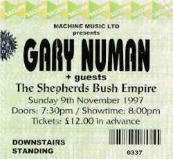 London Ticket 1997